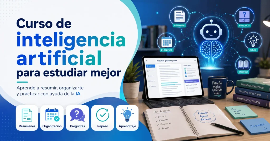 Curso de inteligencia artificial para estudiar mejor