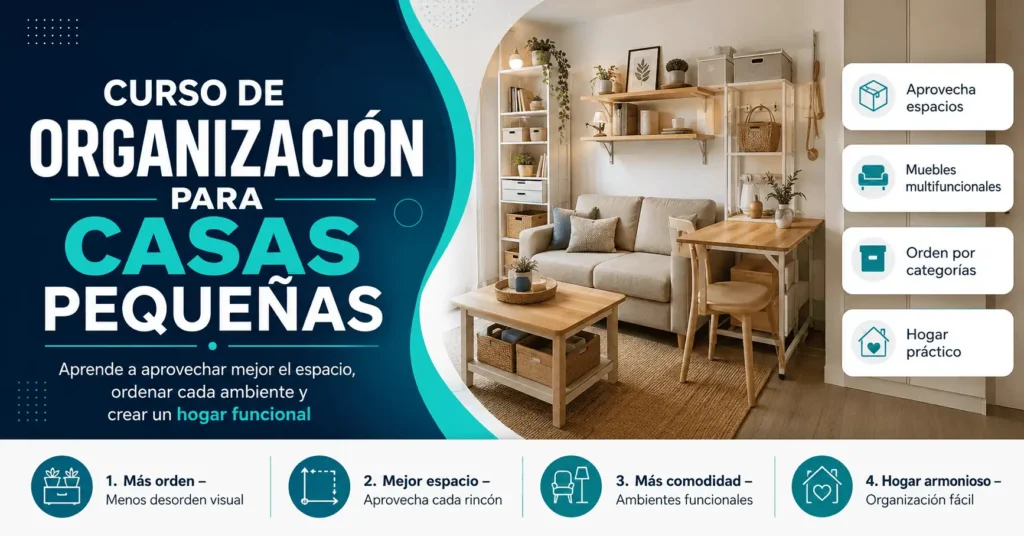 Curso de organización para casas pequeñas