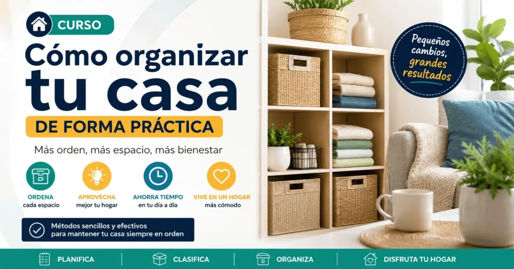 Curso de cómo organizar tu casa de forma práctica